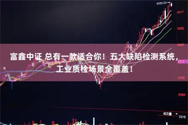 富鑫中证 总有一款适合你！五大缺陷检测系统，工业质检场景全覆盖！
