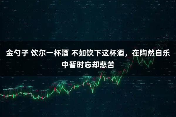 金勺子 饮尔一杯酒 不如饮下这杯酒，在陶然自乐中暂时忘却悲苦