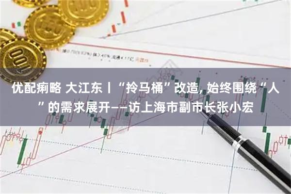 优配痢略 大江东丨“拎马桶”改造, 始终围绕“人”的需求展开——访上海市副市长张小宏