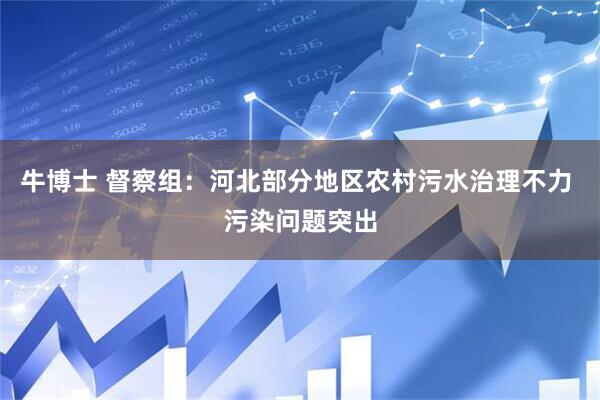 牛博士 督察组：河北部分地区农村污水治理不力 污染问题突出